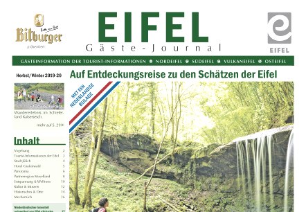 Eifel Gäste-Journal - Ausgabe Herbst/Winter 2019/2020 erschienen, © Eifel Gäste-Journal