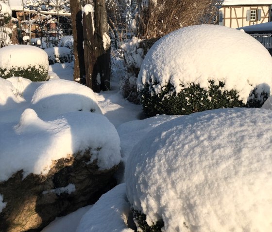 Garten im Winter, © Zum Dorfkrug