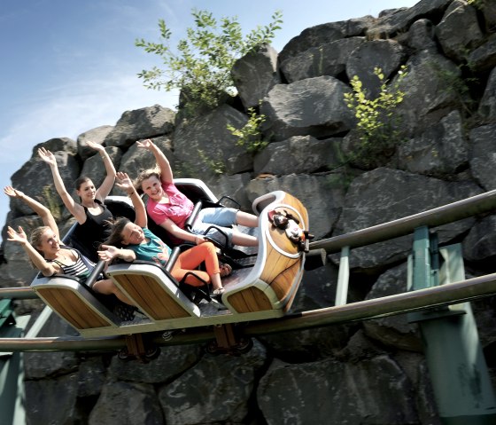 Achterbahn Klottener Wild- und Freizeitpark, © Wild und Freizeitpark Klotten/Cochem