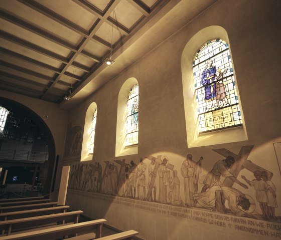 Innenansicht Wallfahrtskirche, © Schieferland Kaisersesch, Marco Rothbrust