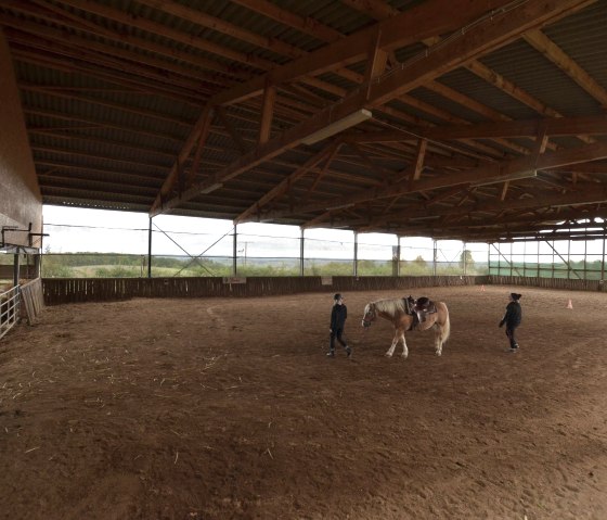 Blick in die Halle, © Reit-und Ferienanlage Pyrmonter Hof