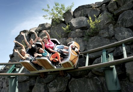 Achterbahn Klottener Wild- und Freizeitpark, © Wild und Freizeitpark Klotten/Cochem